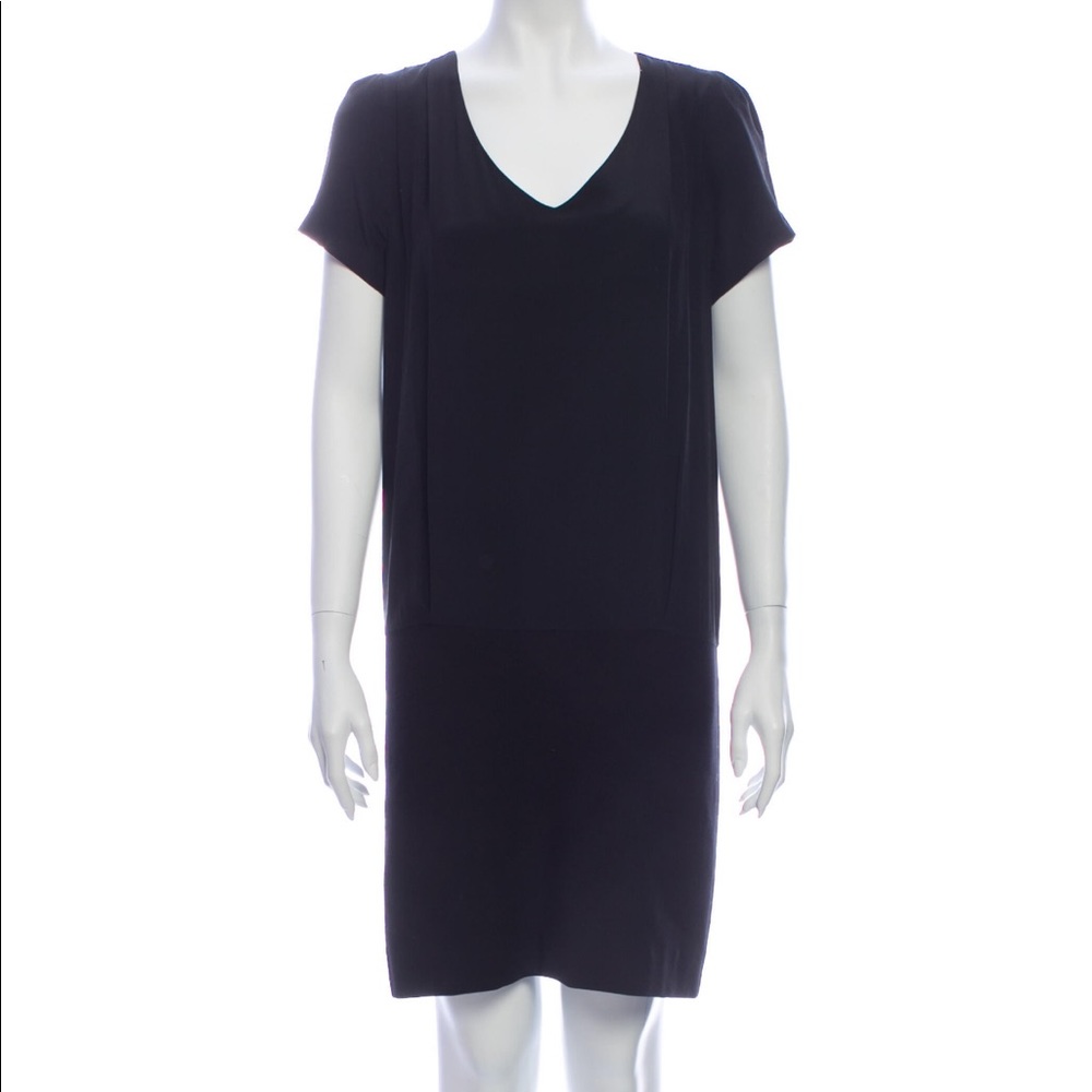 Sandro Black Silk Dress